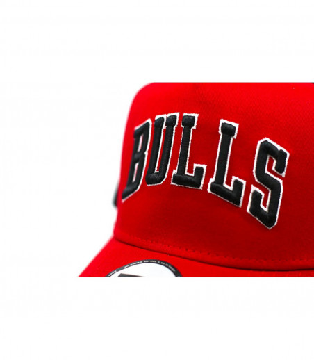 red Chicago Bulls trucker